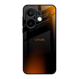 Orange Black Fusion Vivo X200 FE 5G Glass Back Cover Online