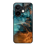 Golden Splash Vivo X200 FE 5G Glass Back Cover Online