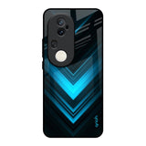 Vertical Blue Arrow Vivo T4 Ultra 5G Glass Back Cover Online