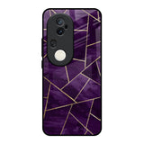 Geometric Purple Vivo T4 Ultra 5G Glass Back Cover Online