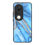 Vibrant Blue Marble Vivo T4 Ultra 5G Glass Back Cover Online