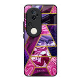 Electroplated Geometric Marble Vivo T4 Ultra 5G Glass Back Cover Online