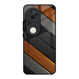 Tri Color Wood Vivo T4 Ultra 5G Glass Back Cover Online