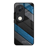Multicolor Wooden Effect Vivo T4 Ultra 5G Glass Back Cover Online