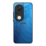 Blue Wave Abstract Vivo T4 Ultra 5G Glass Back Cover Online