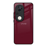 Classic Burgundy Vivo T4 Ultra 5G Glass Back Cover Online