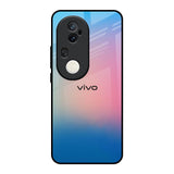 Blue & Pink Ombre Vivo T4 Ultra 5G Glass Back Cover Online