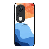 Wavy Color Pattern Vivo T4 Ultra 5G Glass Back Cover Online