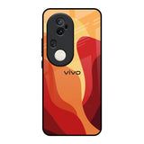 Magma Color Pattern Vivo T4 Ultra 5G Glass Back Cover Online