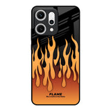 Fire Flame Oppo Reno14 5G Glass Back Cover Online