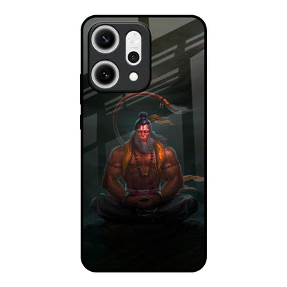 Lord Hanuman Animated Oppo Reno14 5G Glass Back Cover Online