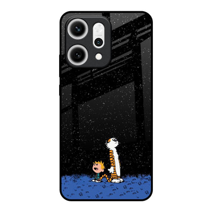 Night Sky Star Oppo Reno14 5G Glass Back Cover Online