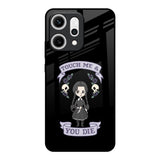 Touch Me & You Die Oppo Reno14 5G Glass Back Cover Online