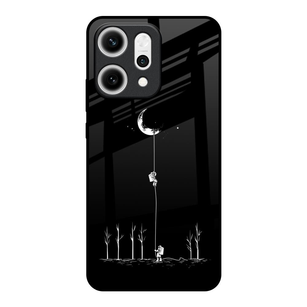 Catch the Moon Oppo Reno14 5G Glass Back Cover Online
