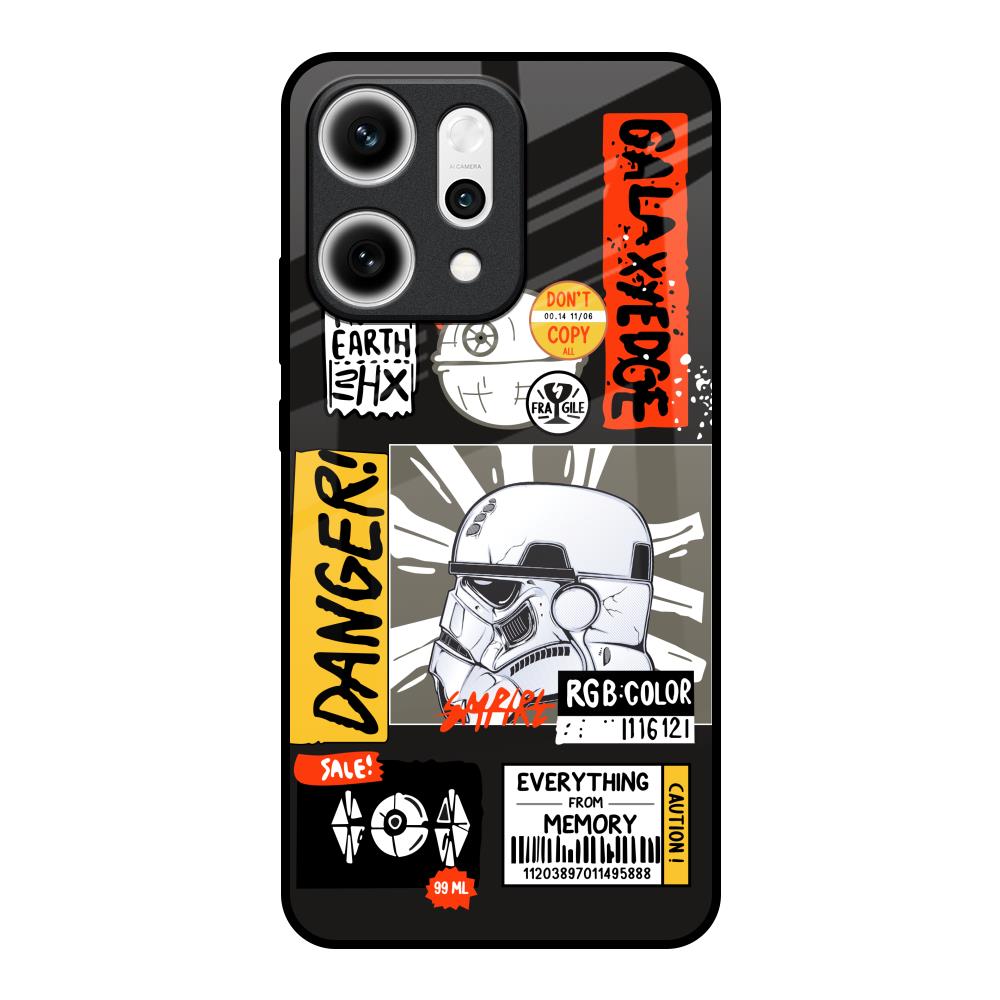 Galaxy Edge Oppo Reno14 5G Glass Back Cover Online