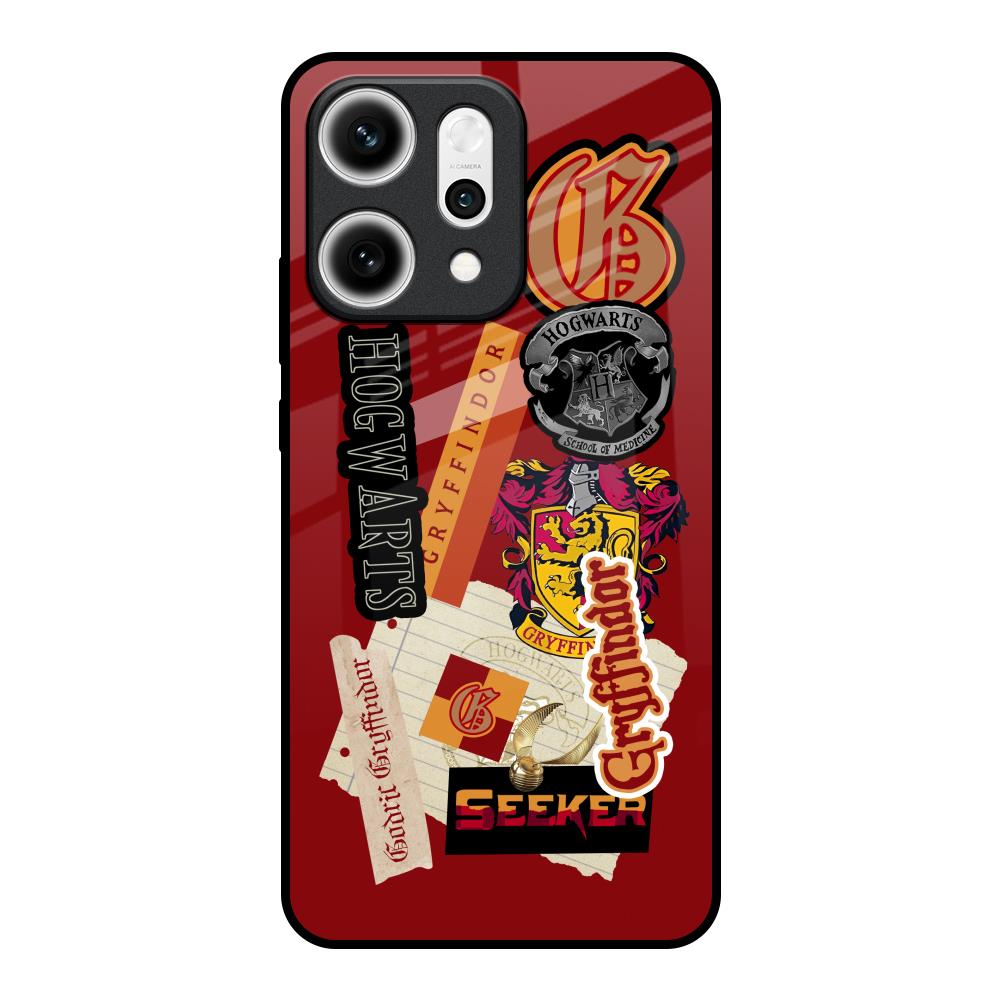 Gryffindor Oppo Reno14 5G Glass Back Cover Online