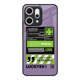 Run & Freedom Oppo Reno14 5G Glass Back Cover Online