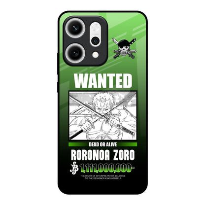 Zoro Wanted Oppo Reno14 5G Glass Back Cover Online