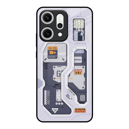 Tech Savvy Oppo Reno14 5G Glass Back Cover Online