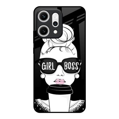 Girl Boss Oppo Reno14 5G Glass Back Cover Online