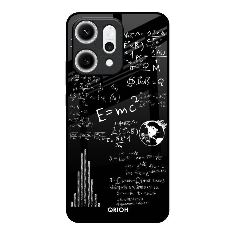 Funny Math Oppo Reno14 5G Glass Back Cover Online
