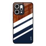 Bold Stripes Oppo Reno14 5G Glass Back Cover Online