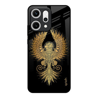 Mythical Phoenix Art Oppo Reno14 5G Glass Back Cover Online