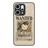 Luffy Wanted Oppo Reno14 5G Glass Back Cover Online