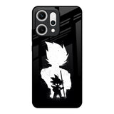 Monochrome Goku Oppo Reno14 5G Glass Back Cover Online