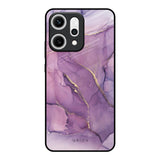 Purple Gold Marble Oppo Reno14 5G Glass Back Cover Online