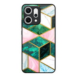 Seamless Green Marble Oppo Reno14 5G Glass Back Cover Online
