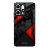Modern Camo Abstract Oppo Reno14 5G Glass Back Cover Online
