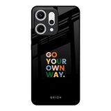 Go Your Own Way Oppo Reno14 5G Glass Back Cover Online