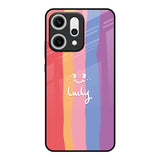 Lucky Abstract Oppo Reno14 5G Glass Back Cover Online