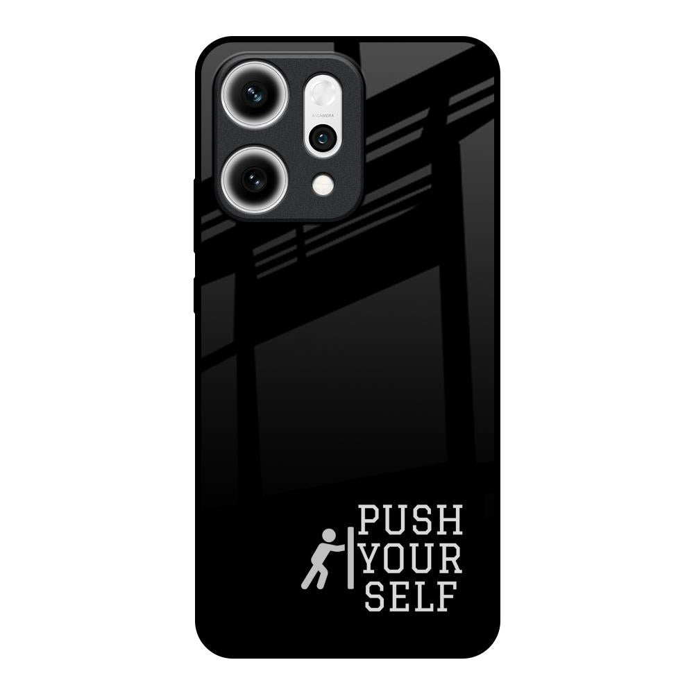 Push Your Self Oppo Reno14 5G Glass Back Cover Online