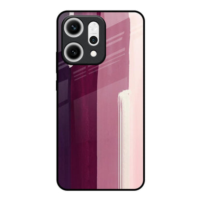 Brush Stroke Art Oppo Reno14 5G Glass Back Cover Online