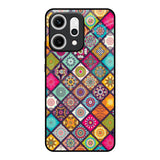 Multicolor Mandala Oppo Reno14 5G Glass Back Cover Online