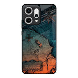 Geographical Map Oppo Reno14 5G Glass Back Cover Online
