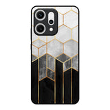 Tricolor Pattern Oppo Reno14 5G Glass Back Cover Online