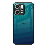 Green Triangle Pattern Oppo Reno14 5G Glass Back Cover Online