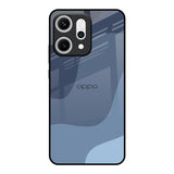 Navy Blue Ombre Oppo Reno14 5G Glass Back Cover Online