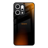 Orange Black Fusion Oppo Reno14 5G Glass Back Cover Online