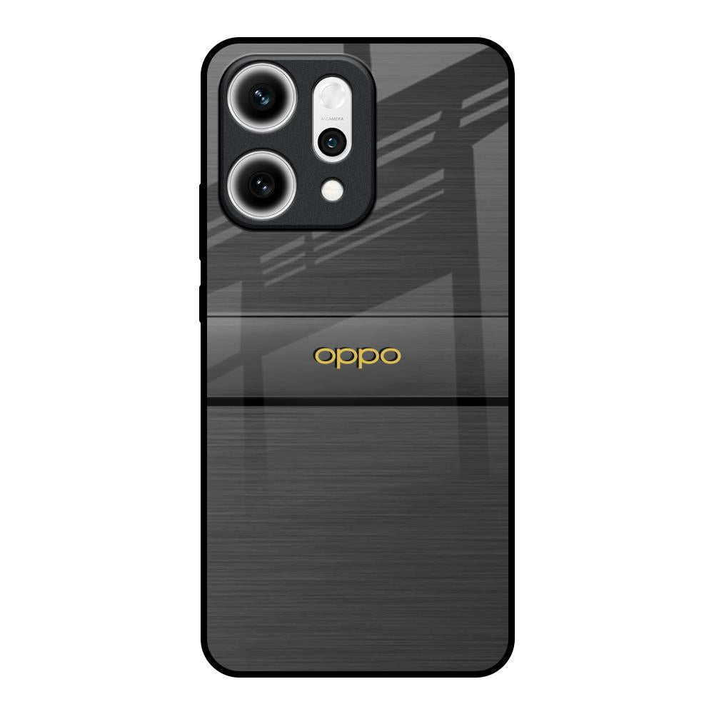 Grey Metallic Glass Oppo Reno14 5G Glass Back Cover Online