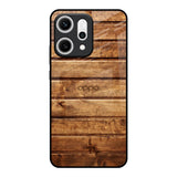 Wooden Planks Oppo Reno14 5G Glass Back Cover Online