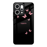 Fly Butterfly Oppo Reno14 5G Glass Back Cover Online