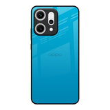 Blue Aqua Oppo Reno14 5G Glass Back Cover Online