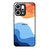 Wavy Color Pattern Oppo Reno14 5G Glass Back Cover Online