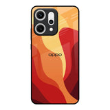Magma Color Pattern Oppo Reno14 5G Glass Back Cover Online