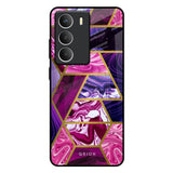 Electroplated Geometric Marble Realme Narzo 80 Lite 5G Glass Back Cover Online