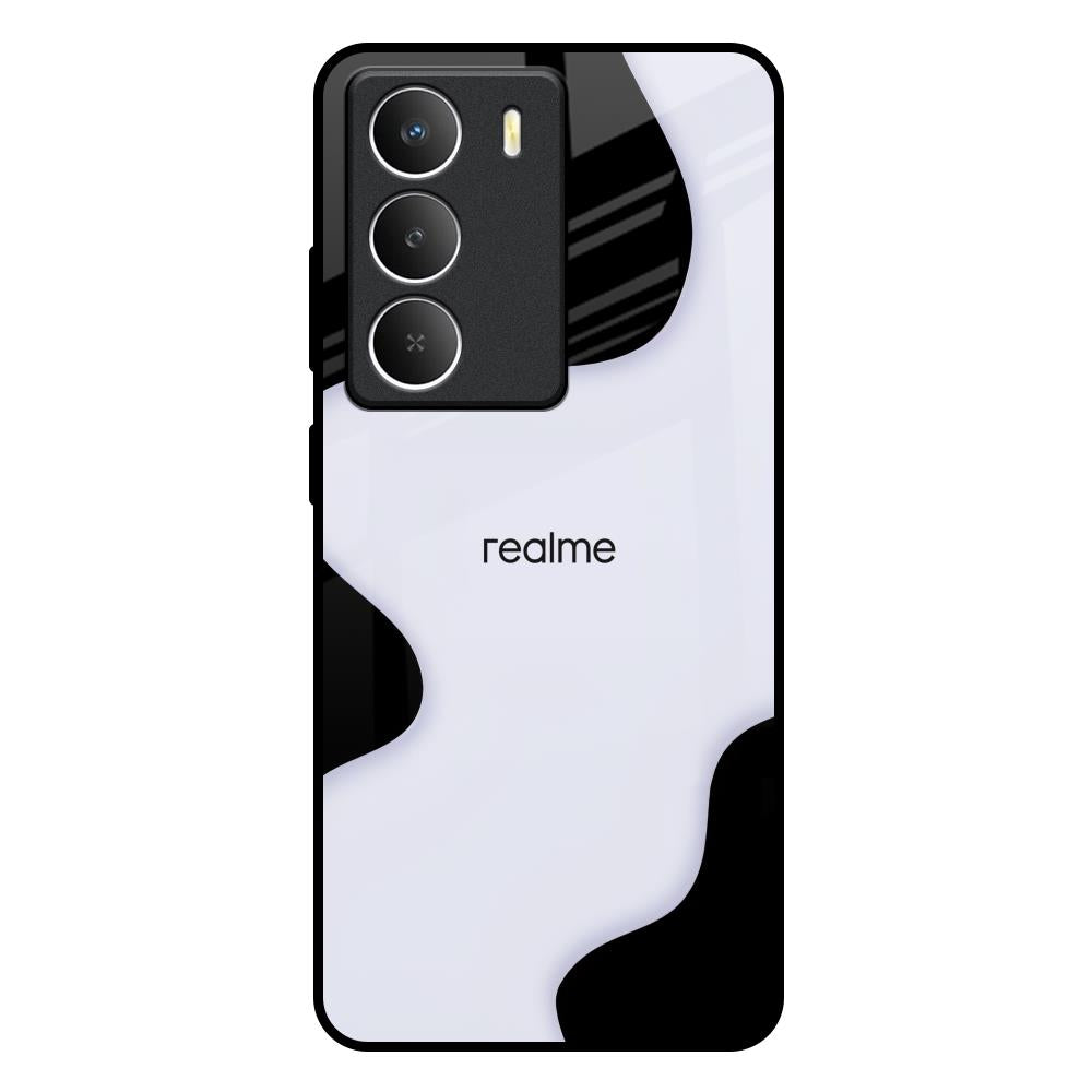 Wheat Cream Wavy Realme Narzo 80 Lite 5G Glass Back Cover Online